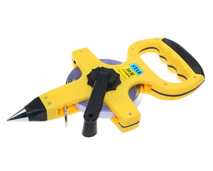 30M/100M Retractable Steel Tape Measure - Open Reel Tool