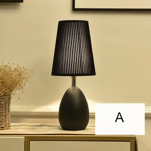 Black and White Living Room Coffee Table Bedroom Night Lamp Design Bedside Lamps Korean Decor Nordic Furniture Indoor Lighting