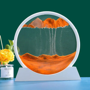 3D Moving Sand Art - Nordic Liquid Hourglass Home Decor