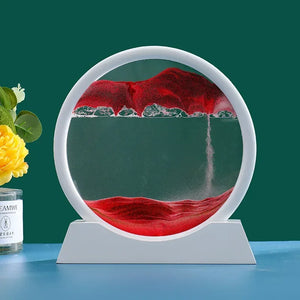 3D Moving Sand Art - Nordic Liquid Hourglass Home Decor