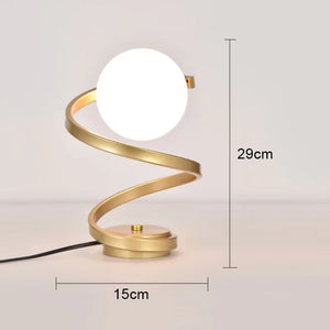 Nordic LED Table Lamps Indoor Lighting Switch Button Bedroom Bedside Living Room Restaurant Home Decoration Retro Glass Desk Lam