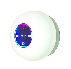 Portable Wireless Bluetooth Speaker LED IPX4 Waterproof Loudspeaker Outdoor Bathroom Large Suction Cup Mini Stereo Sound Box