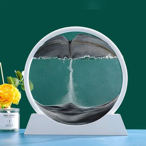 3D Moving Sand Art - Nordic Liquid Hourglass Home Decor