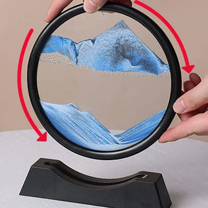 3D Moving Sand Art - Nordic Liquid Hourglass Home Decor