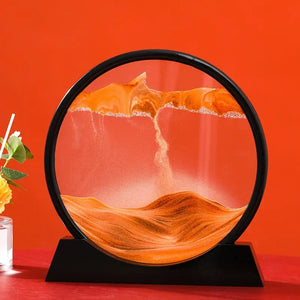 3D Moving Sand Art - Nordic Liquid Hourglass Home Decor