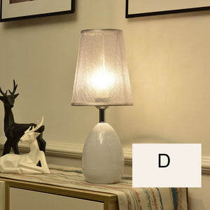 Black and White Living Room Coffee Table Bedroom Night Lamp Design Bedside Lamps Korean Decor Nordic Furniture Indoor Lighting