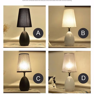 Black and White Living Room Coffee Table Bedroom Night Lamp Design Bedside Lamps Korean Decor Nordic Furniture Indoor Lighting