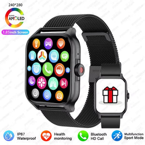 2025 New for Xiaomi Smart Watch Men Blood Oxygen Heart Rate Monitoring Sports Fitness Watch Man Woman Bluetooth Call Smart Watch