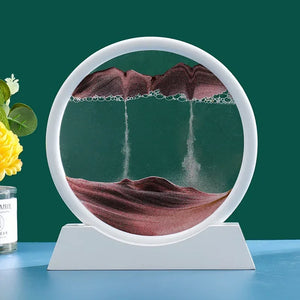 3D Moving Sand Art - Nordic Liquid Hourglass Home Decor